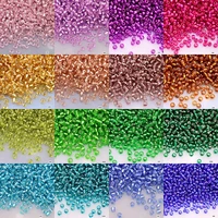 144pcs 4mm glass colorful rice beads multi color loose beads for diy handmade bracelet necklace beaded material accessories