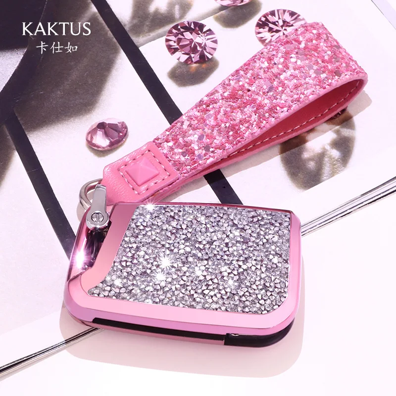 

Car Key Pack Fit for Volkswagen Key Case, Buckle Belt Drill and Female Key Bag