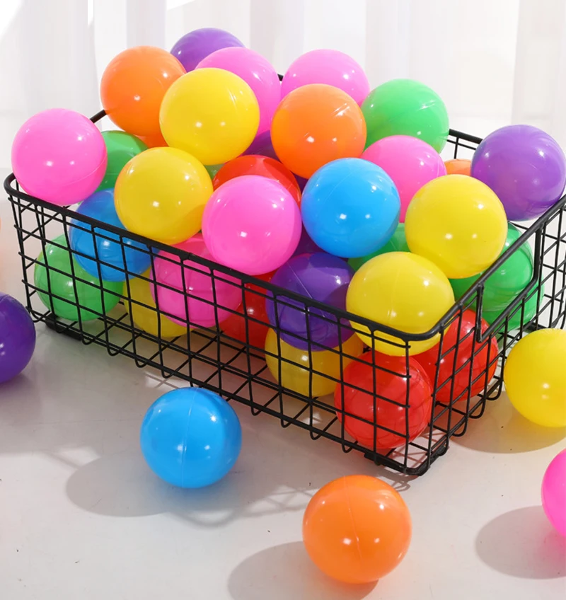 

50/100 Pcs Oversized Eco-Friendly Colorful Soft Plastic Water Pool Ocean Wave Ball Baby Funny Toys Outdoor Fun Sports 5.5/7/8 cm