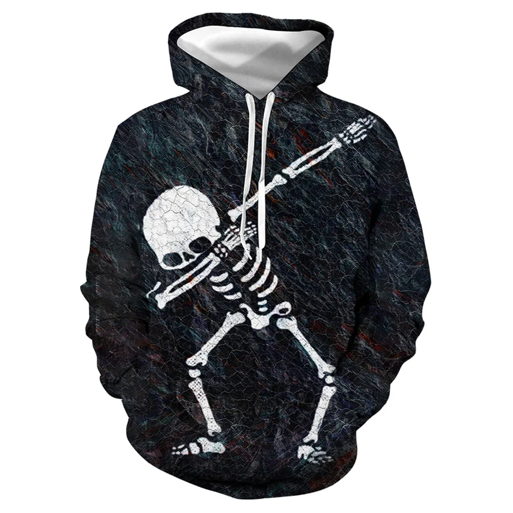 LISCN 2019 Хэллоуин новинка сезон осень зима Толстовка 3D печати клоун с принтом череп