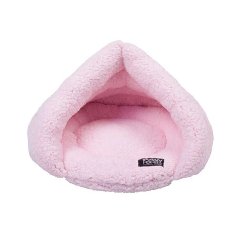 Winter Warm Pets Mat3 Colors Soft Fleece Thicken Nest Pet Cat Small Dogs Puppy Kennel Bed Kitten Cave Sleeping Bag Puppy House