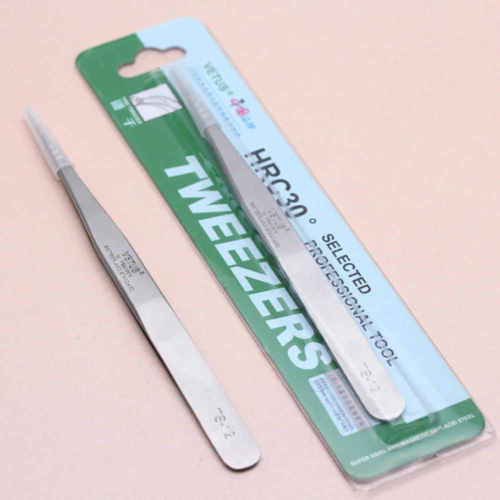 1 шт. Пинцет из нержавеющей стали анти-Кислотный изогнутый/Прямой пинцет Макияж