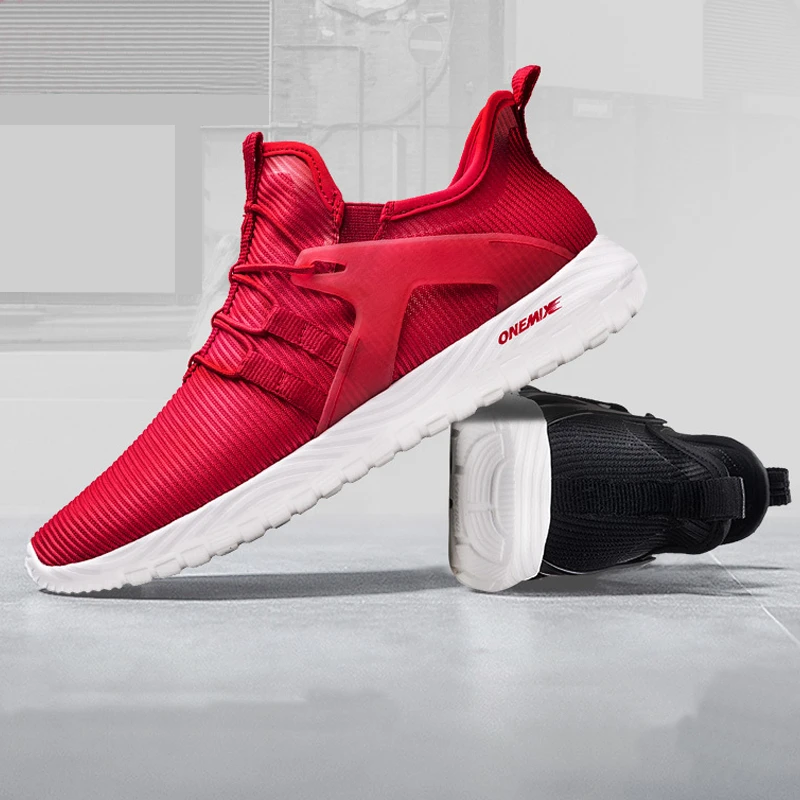 

Мужские беговые кроссовки Onemix, Нескользящие дышащие, повседневная спортивная обувь для ходьбы и бега, легкая профессиональная тренировочн...