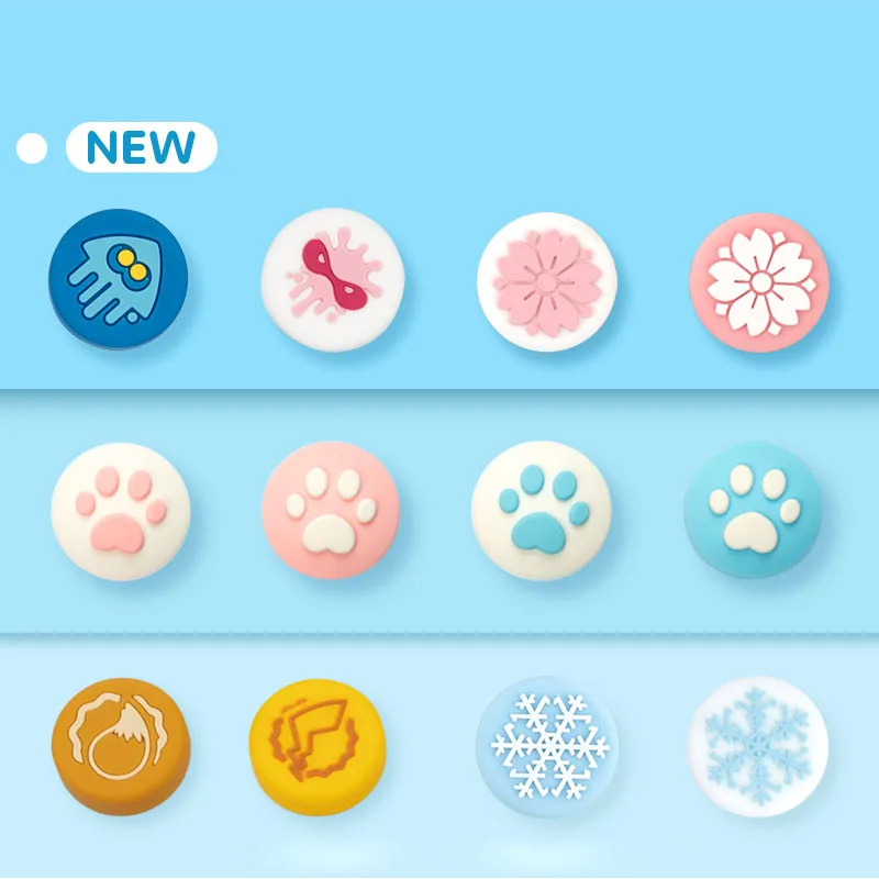 Animal Crossing Analog Thumb Grips Cap s для navd Switch Lite NS JoyCon контроллер палочки колпачок кожа Кот