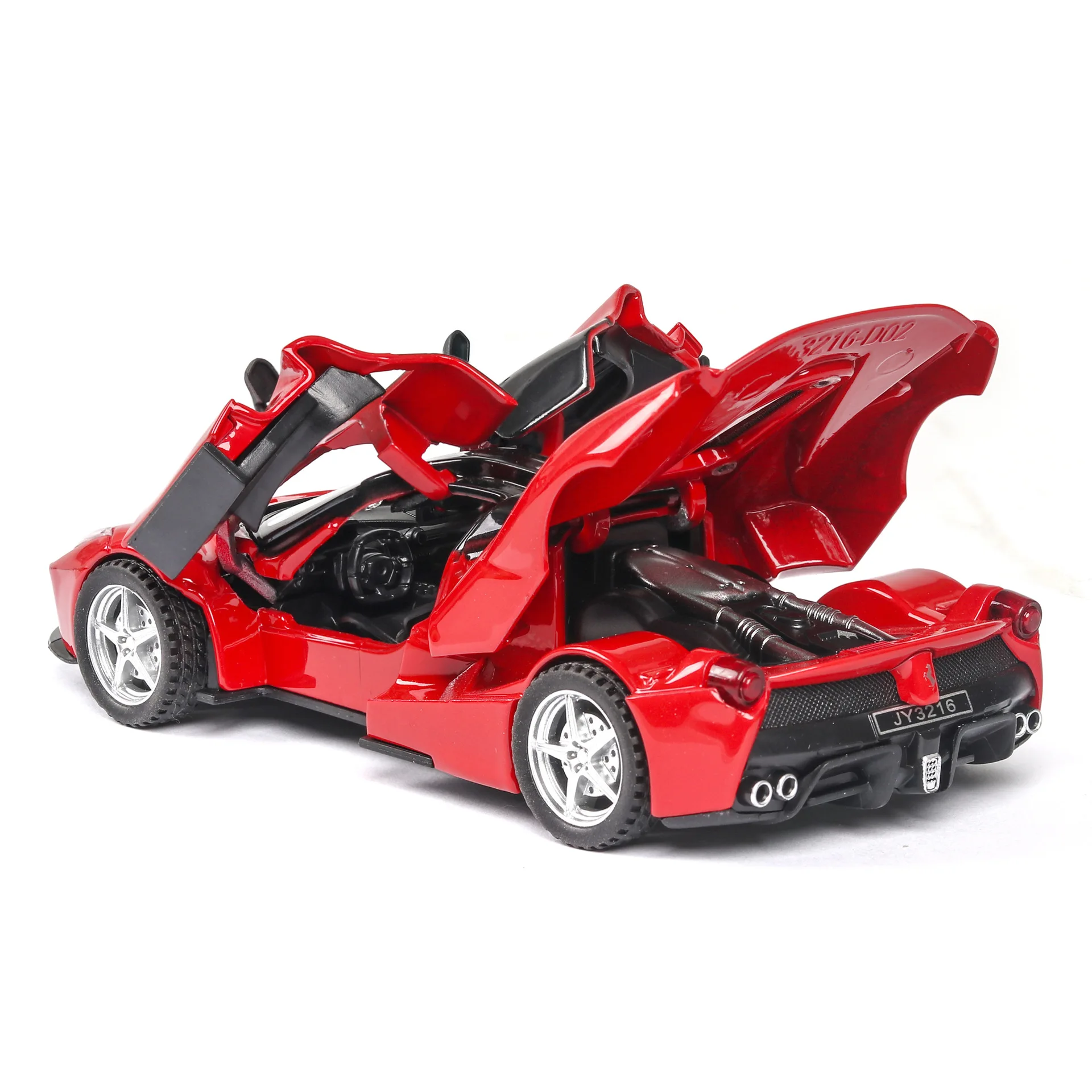 Race Car Model Rafael Can Open Doors Simulate Engine Sound Light Pull Back Return Force Boy Toy Limited Edition Collection | Игрушки и