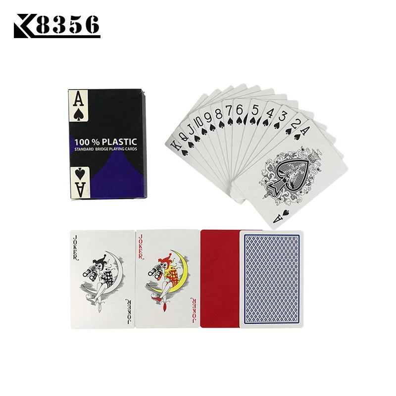 Пластиковые игральные карты K8356 10 компл./лот bacкарат ТЕХАС ХОЛДЕМ