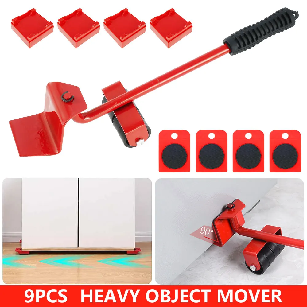 

Furniture Mover Set Furniture Lifters Shifter Sliders Moving Lifting Tools Adjustable Height Roller Kit Transport Moving Device