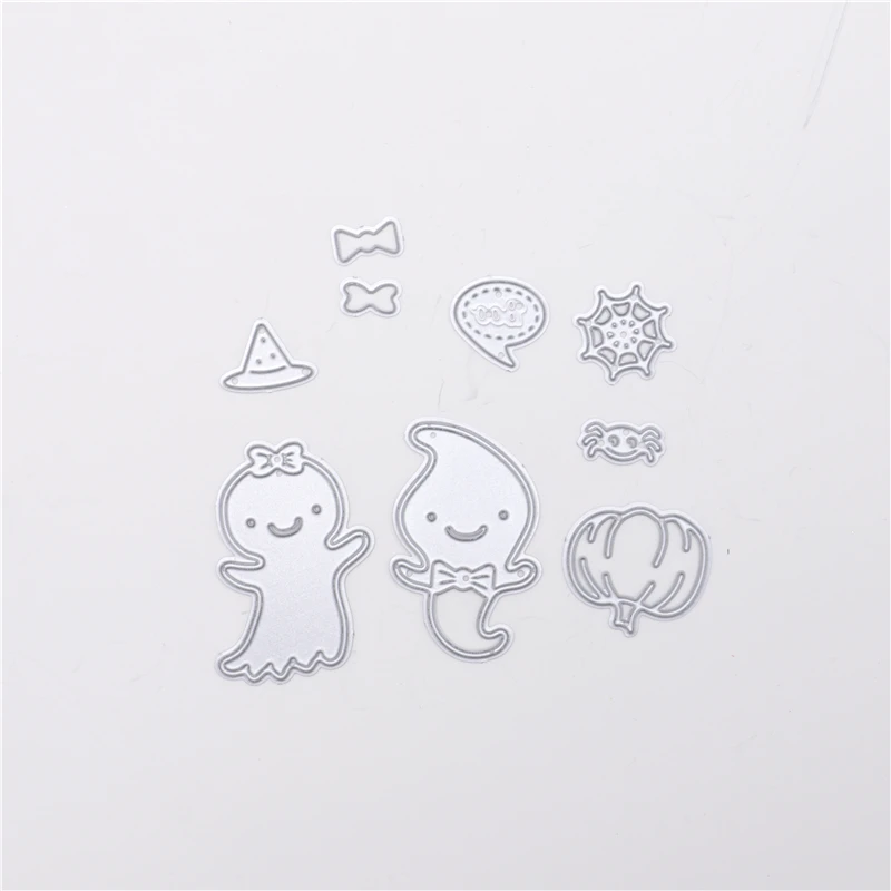 Eastshape Хэллоуин призрак тыква штампы металлические ремесла трафареты для сделай