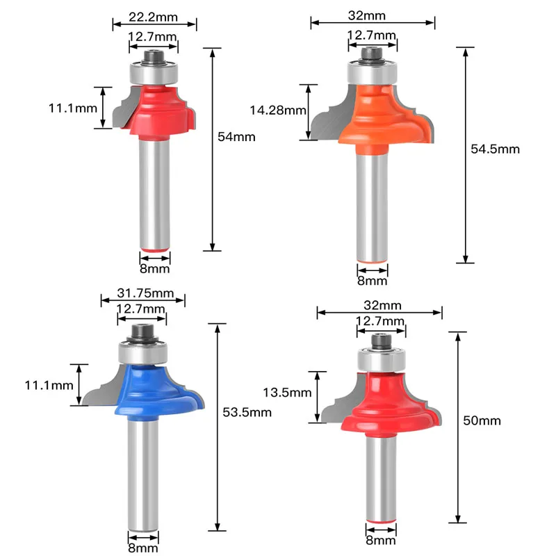 Фреза по дереву с хвостовиком 8 мм 1 шт. - купить выгодной цене |