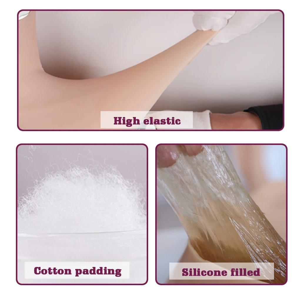 75D поколение падение грудь Дизайн Силиконовая реалистичной формы для Crossdressers