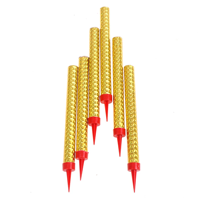 6 шт. свечи для торта на день рождения разноцветные вечевечерние фейерверков дня |