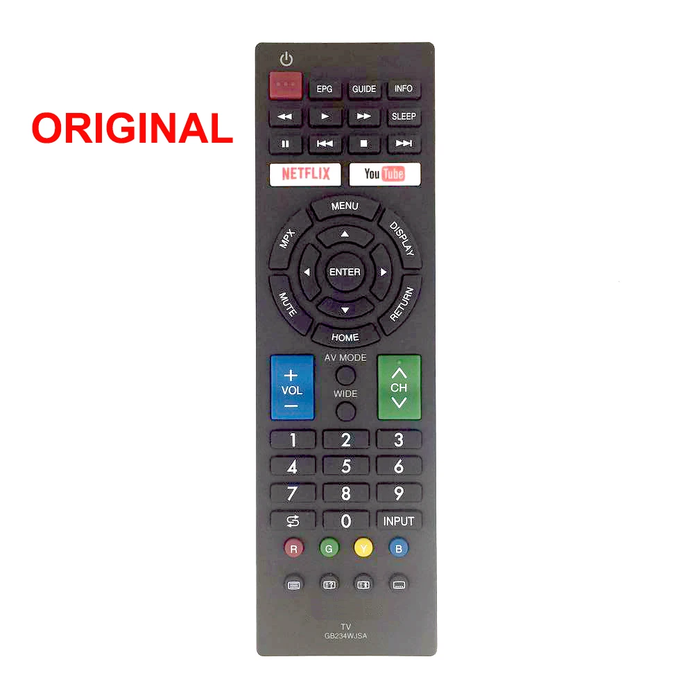 

New Genuine Original Remote Control GB234WJSA For SHARP Smart TV With NETFLIX YouTube Apps