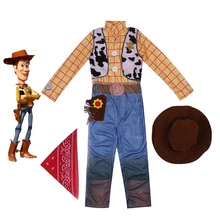 New Boys Cartoon Woody Deluxe Children Kids Birthday Party Fancy Dress Costume