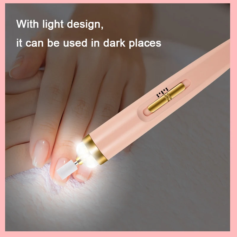 

new5-in-1 Electric Manicure Nail Drill File Grinder Grooming Kit Callus Remover Set Electric Manicure Nail Tools