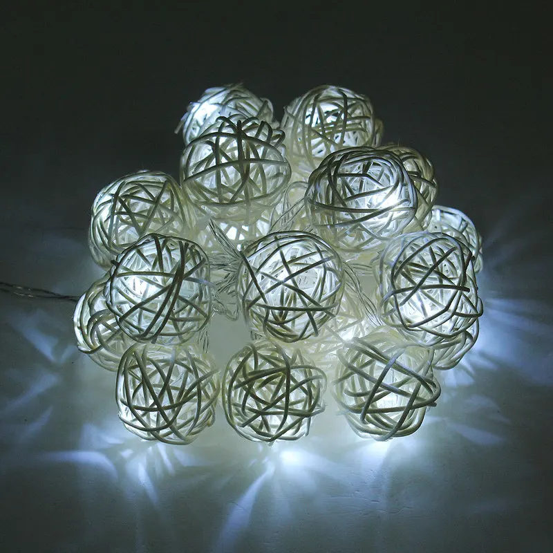 

2M 3M Garland LED Ball String Light Bulb Fairy Lights Christmas Decorations for Home Led Decoration Lights Garland on Batteries