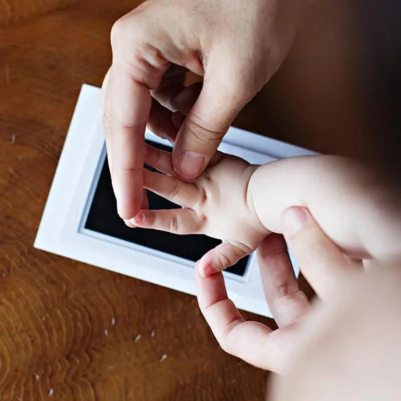 

HOT! High Quality Newborn Baby Handprint Footprint Inkless Touch Ink Pad DIY Photo Frame Girl/Boy Infant Baby Gift Decoration