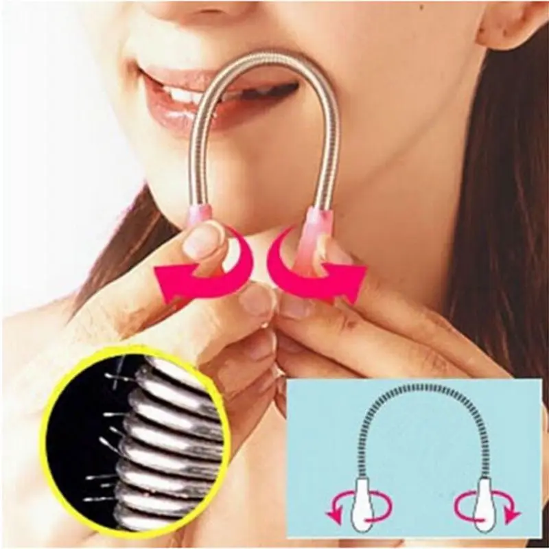 

Face Facial Hair Spring Remover Stick Removal Threading sticky Tool Epilator Free Shipping