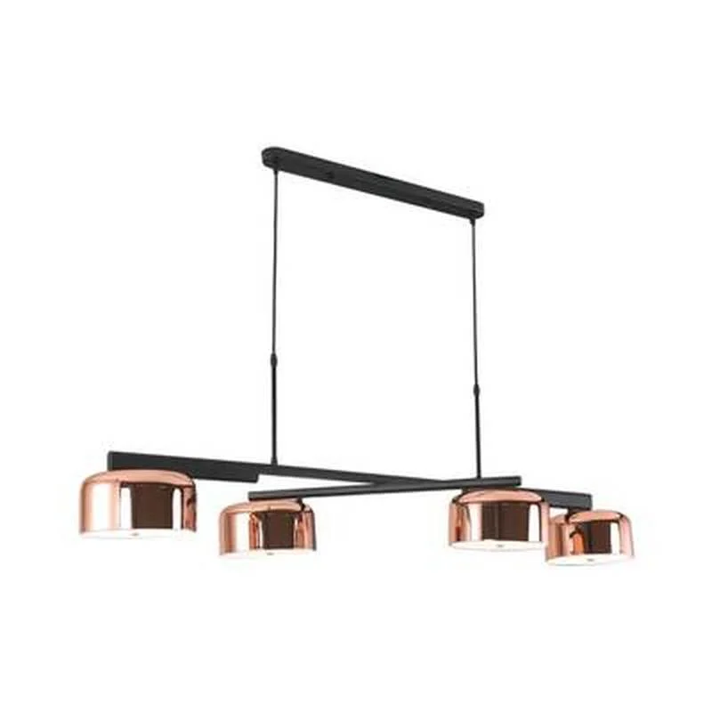 Современная Золотая люстра светодиодный светильник для столовой 4 вращающихся