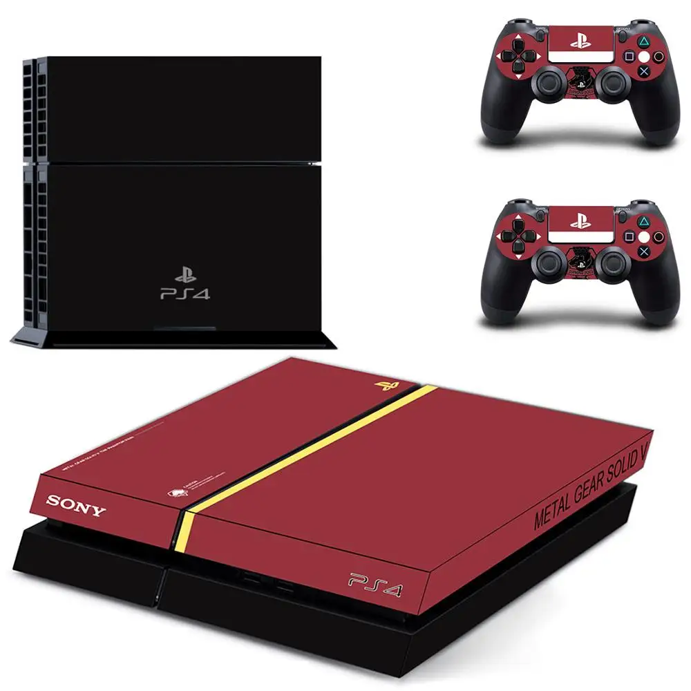 Металлическая Шестерня твердый V PS4 стикер s Play station 4 наклейки для PlayStation консоль и