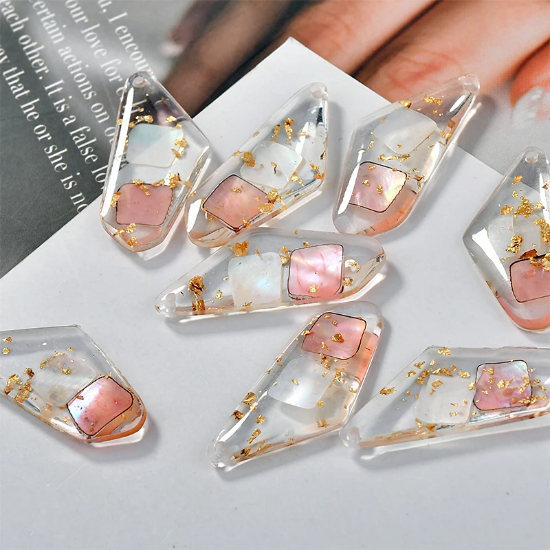 Высокое качество натуральный корпус золотая фольга двусторонний прозрачный