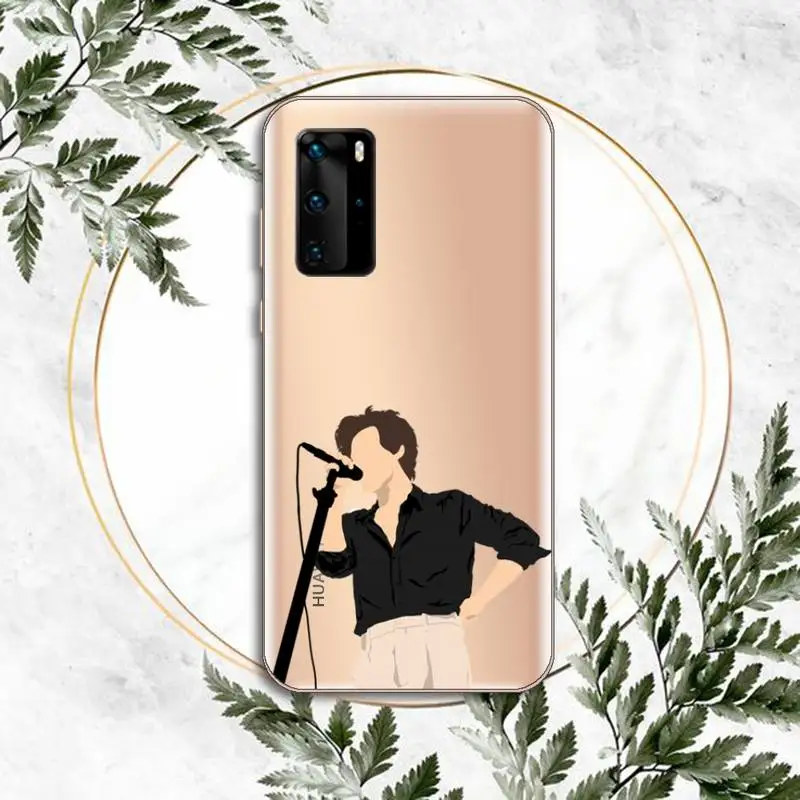 

Harry Styles Fine eat watermelon Phone Case Transparent for huawei honor P 40 30 20 lite Pro 10 i 8 9 x p smart 2019