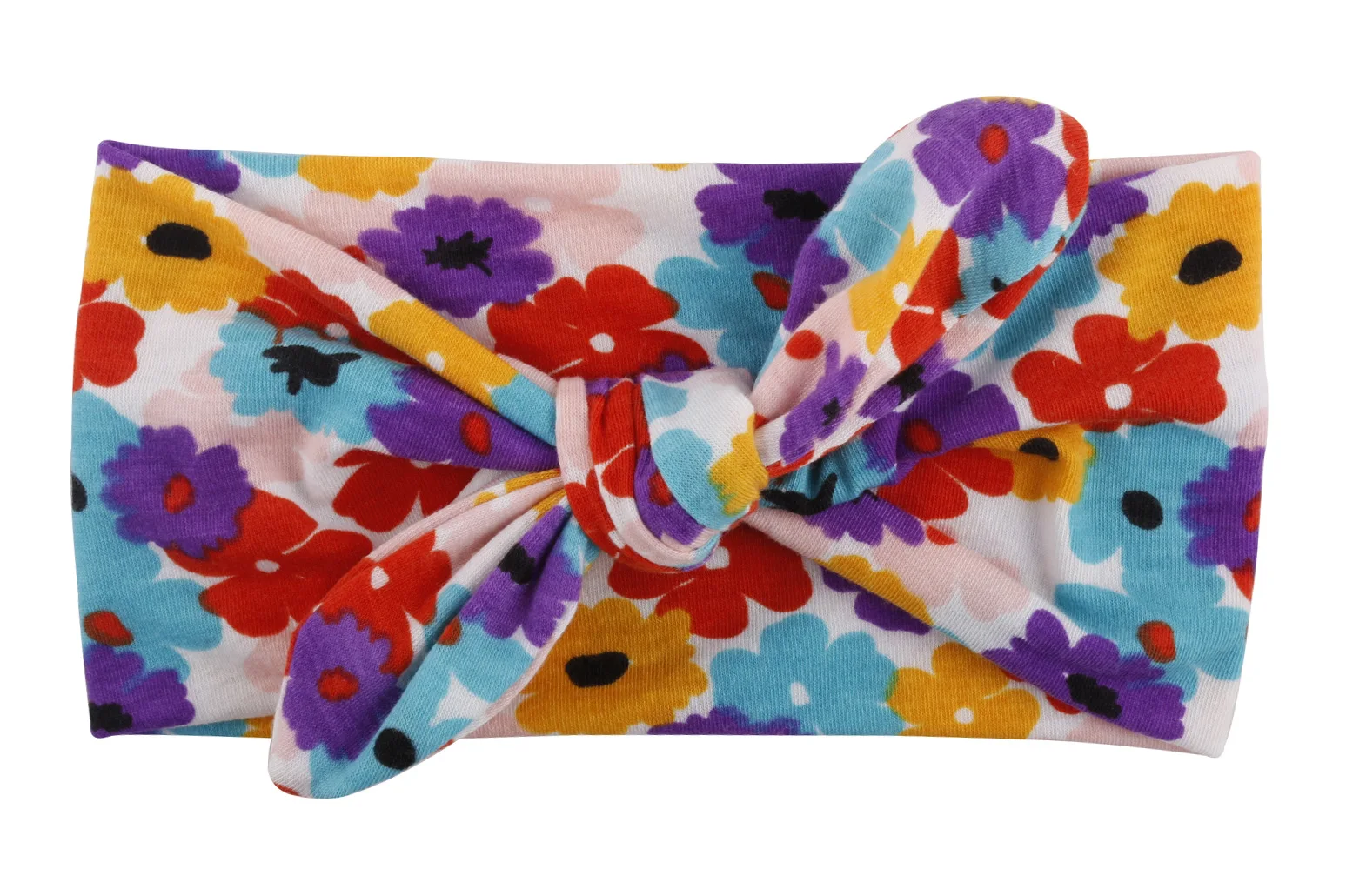 

Baby Girls Headwear Head Wraps Floral Printing Turban Headband Newborn Infants Hair Accessories