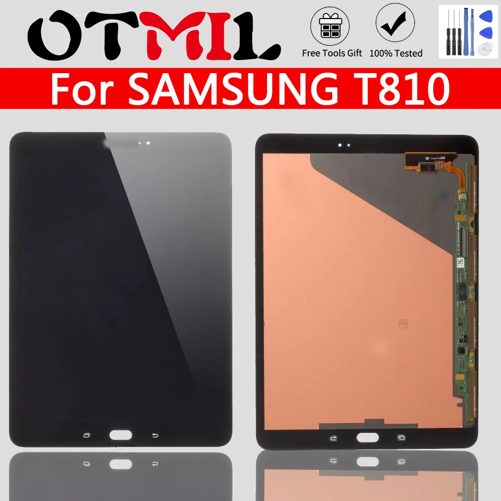 9.7&quot LCD For SAMSUNG Galaxy T810 Touch Screen With Frame Digitizer Samsung GALAXY Tab S2 Tablet PC | Мобильные телефоны и