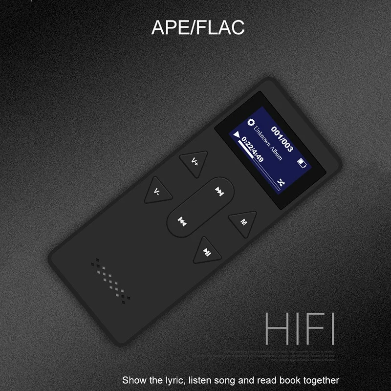 

HFES Portable Mp3 Music Player Hifi Fm Radio 8G Music Players Voice Recording Recorder with Earphone