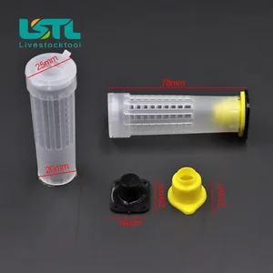 Чехол для пчелиной клетки, 5 шт., пластиковые ячейки для ящик для пчел, клетки для пчел