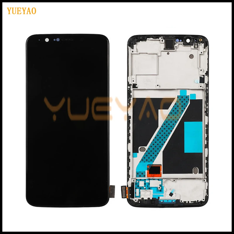 ЖК дисплей Oneplus 5T сенсорная панель в сборе дигитайзер дисплея с рамкой A5010 Five