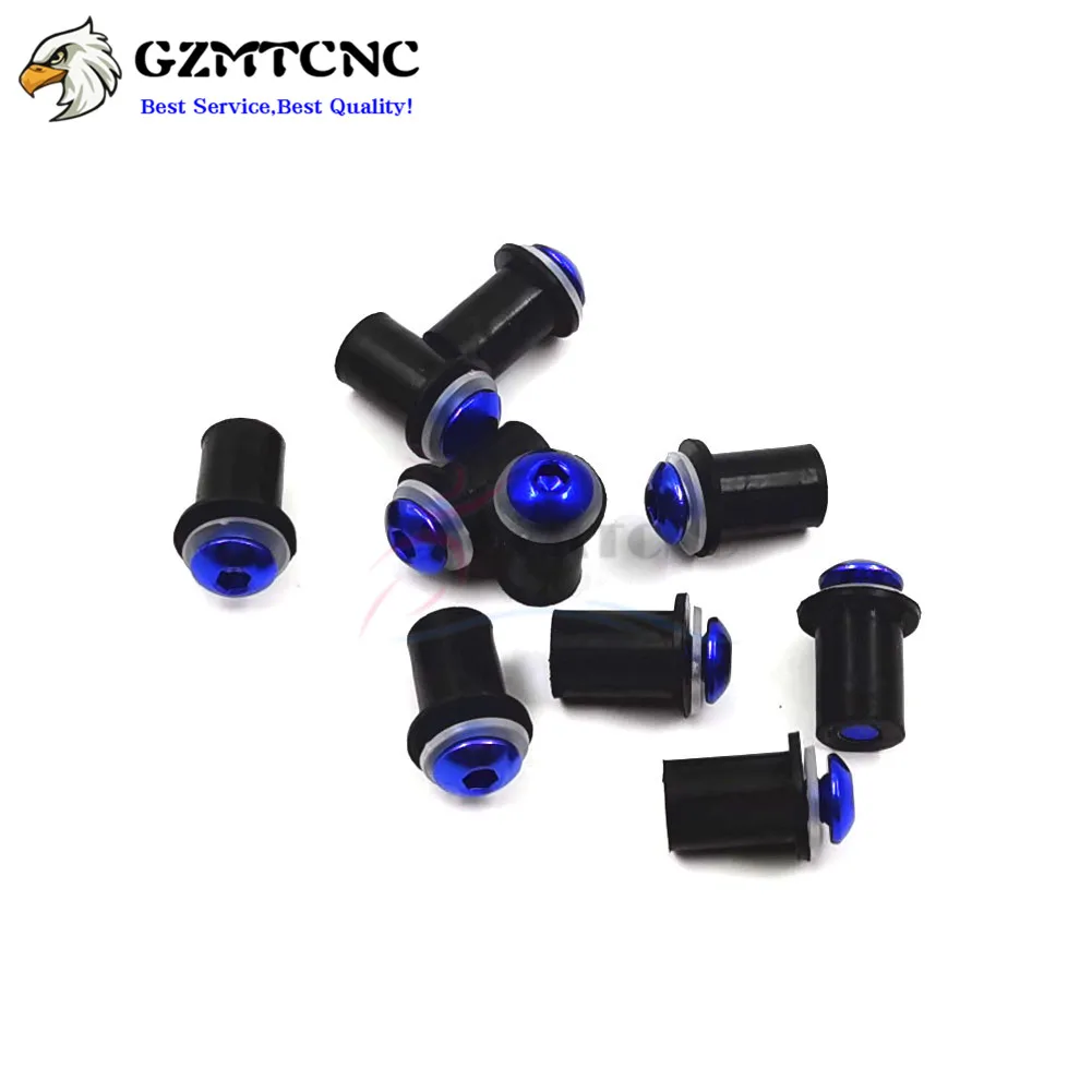 Крепежные гайки M5 винты для лобового стекла монтажные болты Suzuki GSXR GSX R 600 750 1000 K1 K2