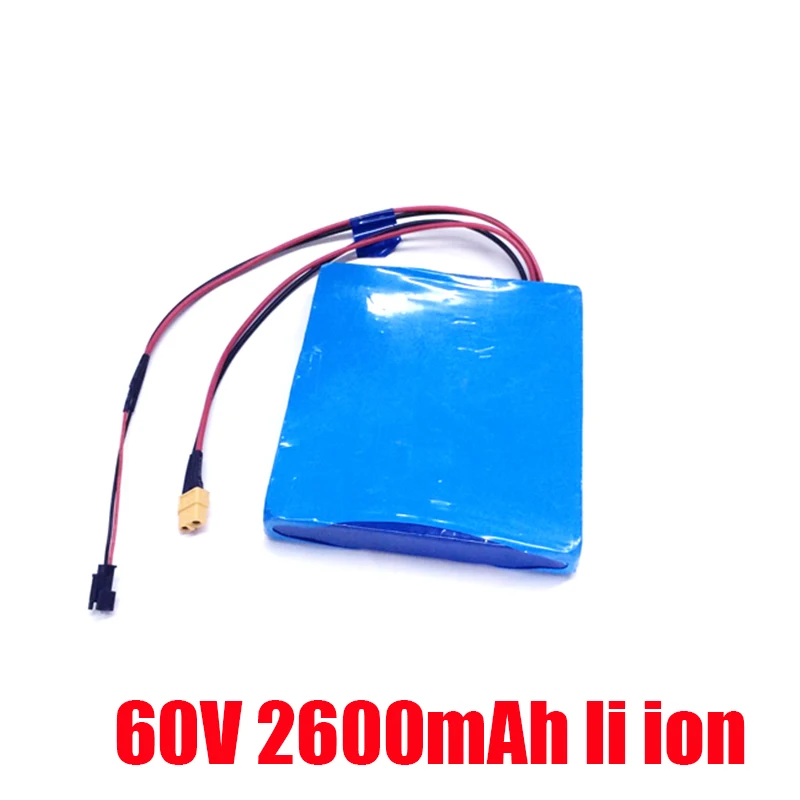 

Электрический Одноколесный аккумулятор 60 в 2600 Вт/ч 60 в 18650 а/ч, литиевая батарея 60 в мА/ч, фирменный аккумулятор, Встроенный BMS