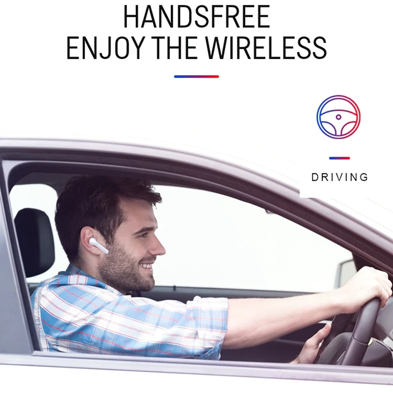 I7S наушники-вкладыши TWS с Беспроводной Bluetooth наушники 5 0 воздушный мини зарядный