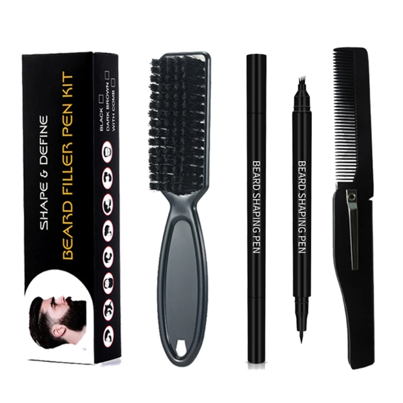 Водостойкие 4 наконечника вилки для формирования бороды моделирующая ручка
