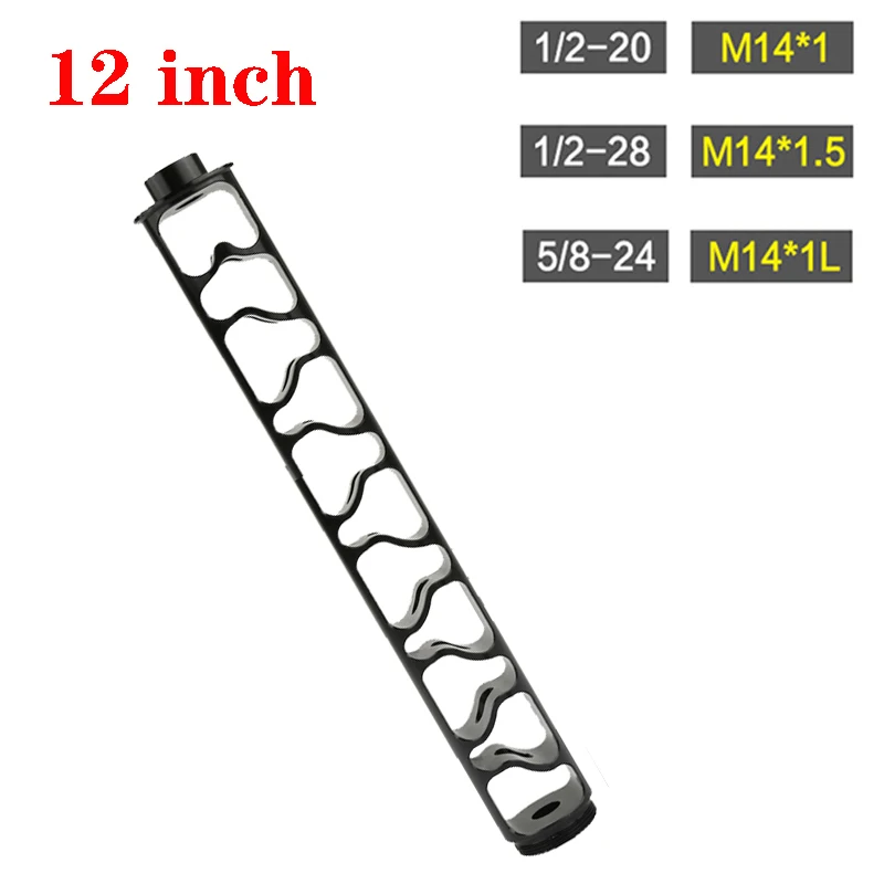 

12 Inch Spiral 1/2-20 1/2-28 5/8-24 M14x1 M14x1.5 M14x1L Single Core Aluminum Fuel Filter Trap Solvent For NAPA 4003 WIX 24003