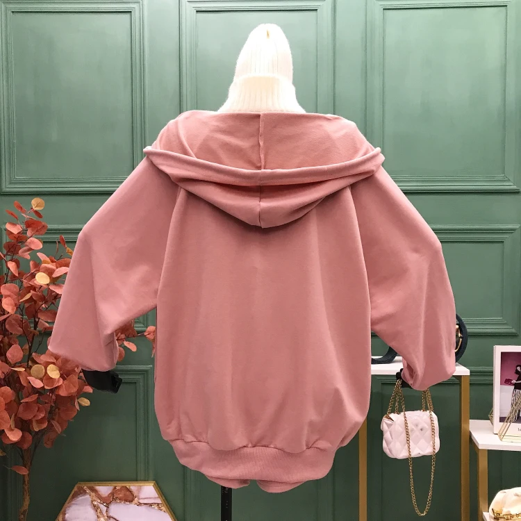 

Casual Sports Suit Female 2020 Autumn New Casual Zip Hoodie Jacket Coat + Vest + Shorts Three-Piece Set Women Solid Hoodie Set