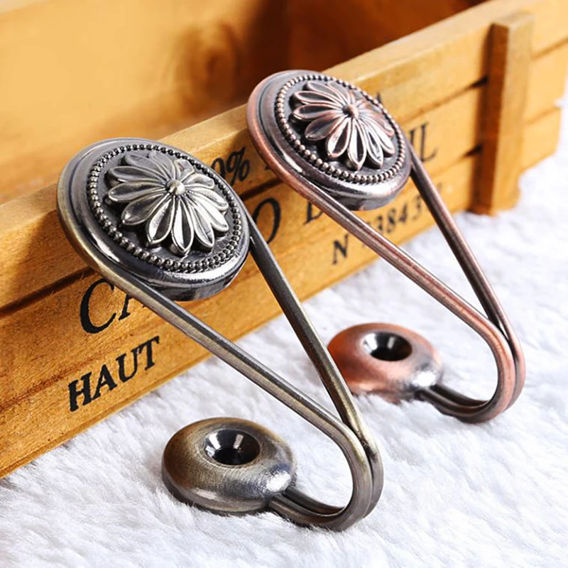 Dreampatar 1 пара Европейской металлической домашней ленты для штор декоративный