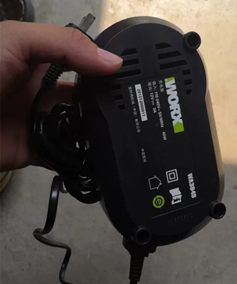 AC100-240V Зарядное устройство 12V для WORX-WU128 WU151 WU127 WA3854 WA3855 WX382 WA3845 wa3509 WU280 WX540 WA3503 WA3504 WA3505 WA3756