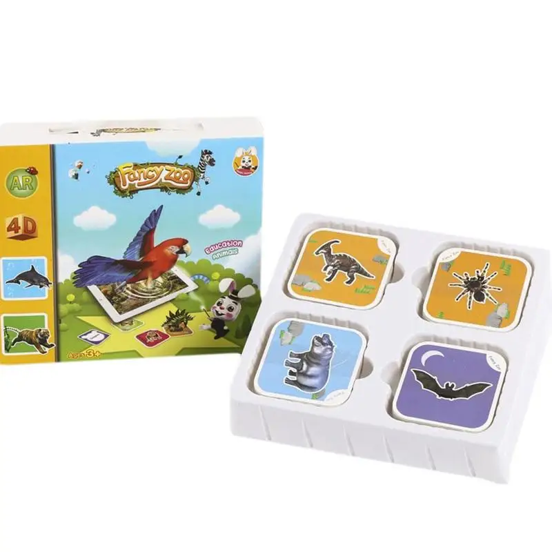

Early childhood education 4d cards for children cognitive learning cards