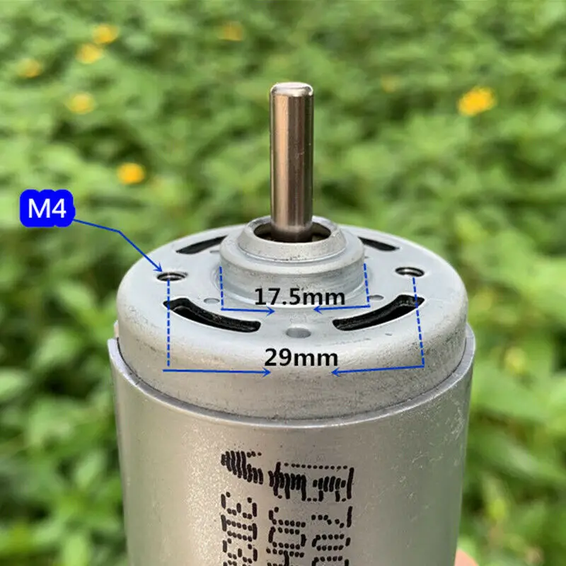 JOHNSON DC 775 двигатель 12В высокого качества-20V Высокая Скорость угольные щетки 18V 70071