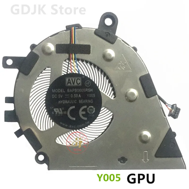 Вентилятор для центрального процессора BAPB0505R5H Y001 BAPB0605R5H Y004 GPU LENOVO 2019 Small New AIR 14 Sharp
