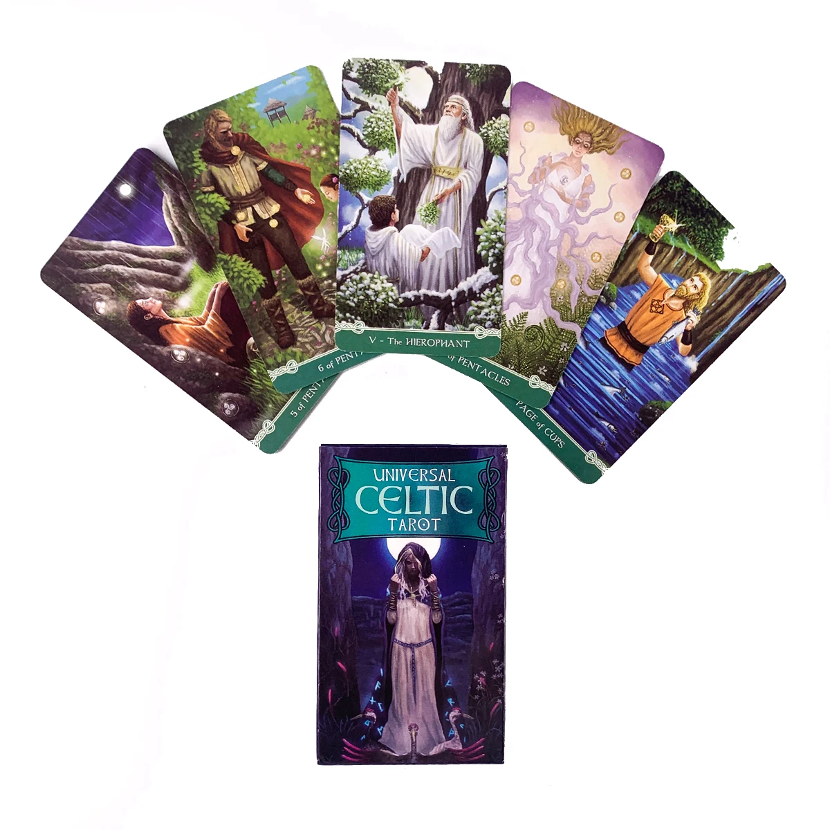 

New High Quality Universal Celtic Tarot Deck Oracle Cards Famliy Table Party Borad Game Supplies For Altar With PDF Guidebook