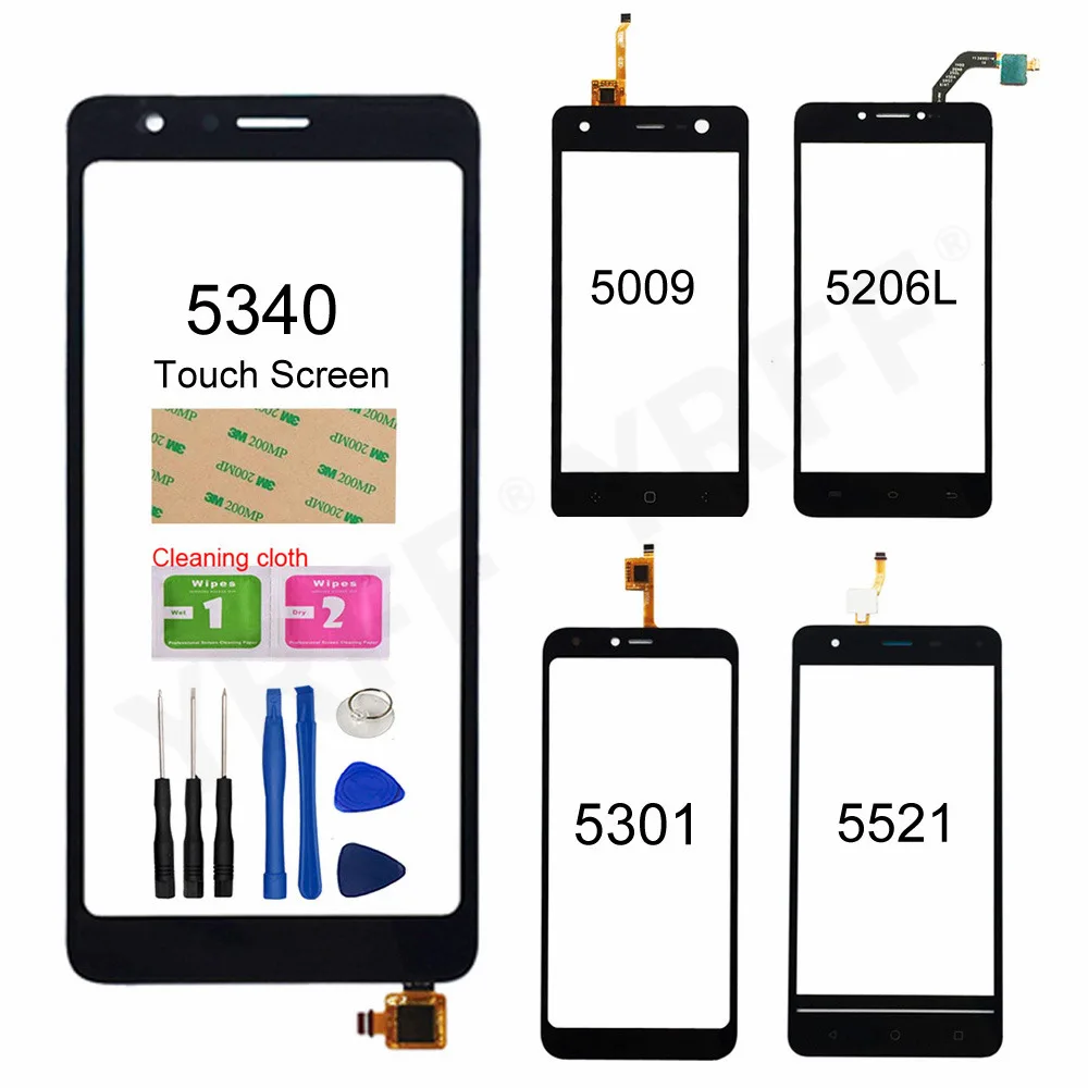 

For BQ Mobile BQ-5206L 5301 5340 Touch Screen For BQ BQS 5009 5009L 5521 Touch Screen Digitizer Glass Panel Sensor Front Glass
