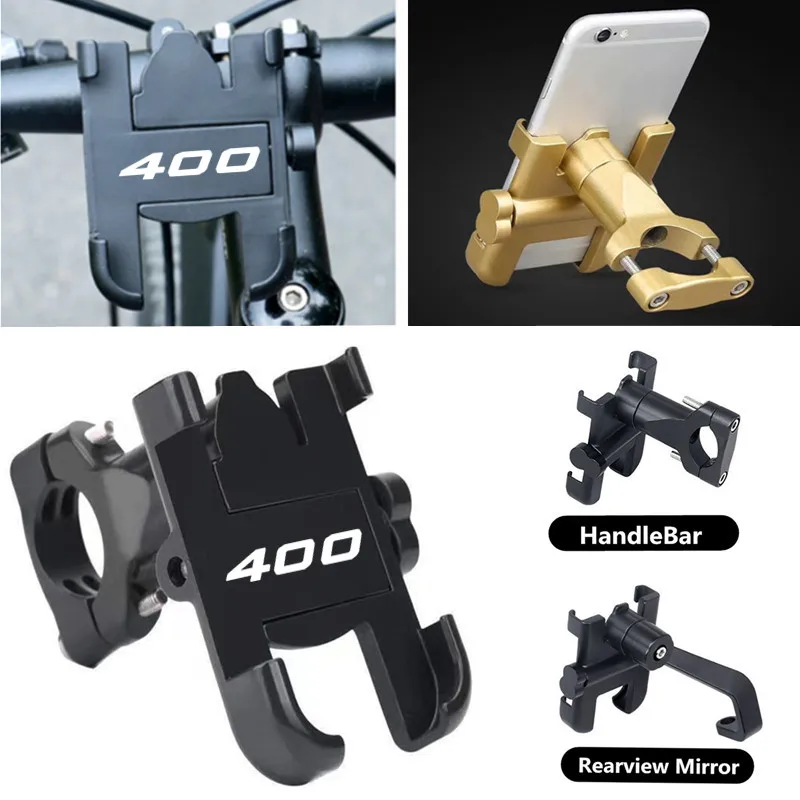 

For KAWASAKI Z400 z400 All Years Motorcycle CNC Aluminum Mobile Phone Holder GPS Mirror Handlebar Mount Bracket Accessories