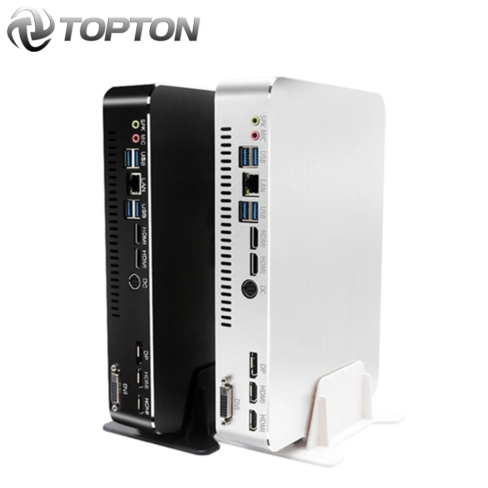 Игровой настольный мини ПК GeForce GTX1650 4 Гб GDDR6 i9 9900 Win10 Micro компьютер NVMe 2 * HDMI2.0 DVI DP AC
