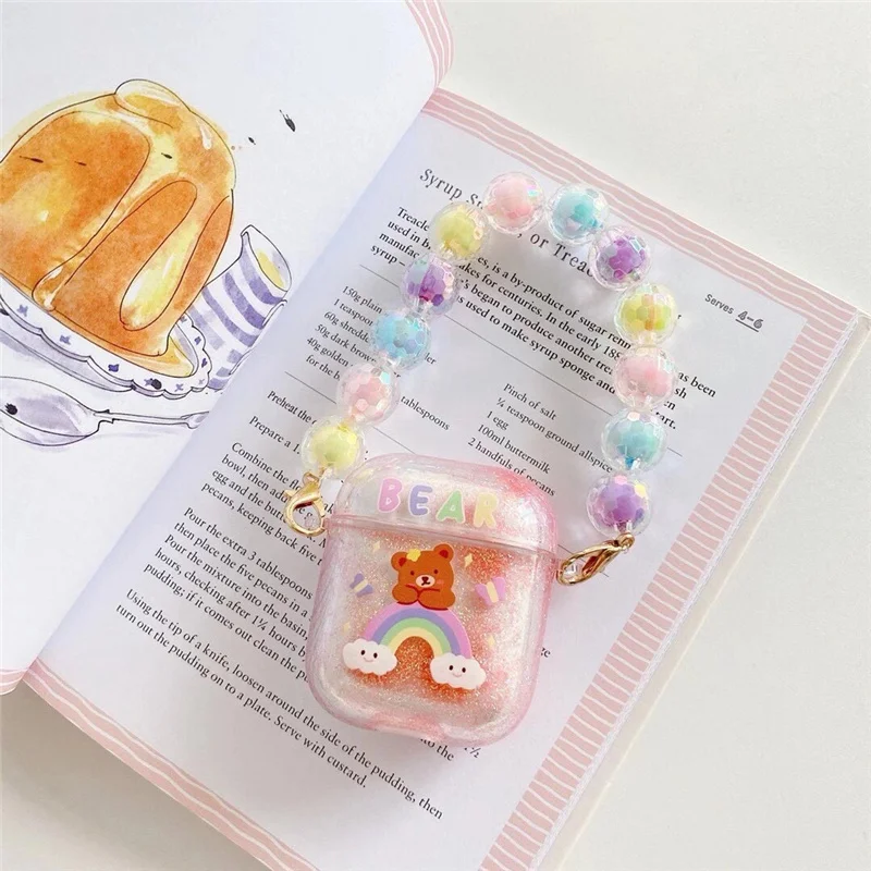 Чехол Dynamic Liquid для AirPod2 чехол с блестками жидким мультяшным медведем AirPod 2