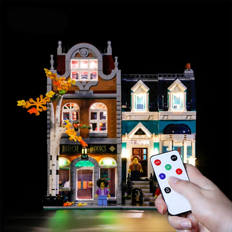 

Led Light Kit For 10270 European style bookstore the city builiding series Blocks,DIY for children's toys(led only,no blocks)