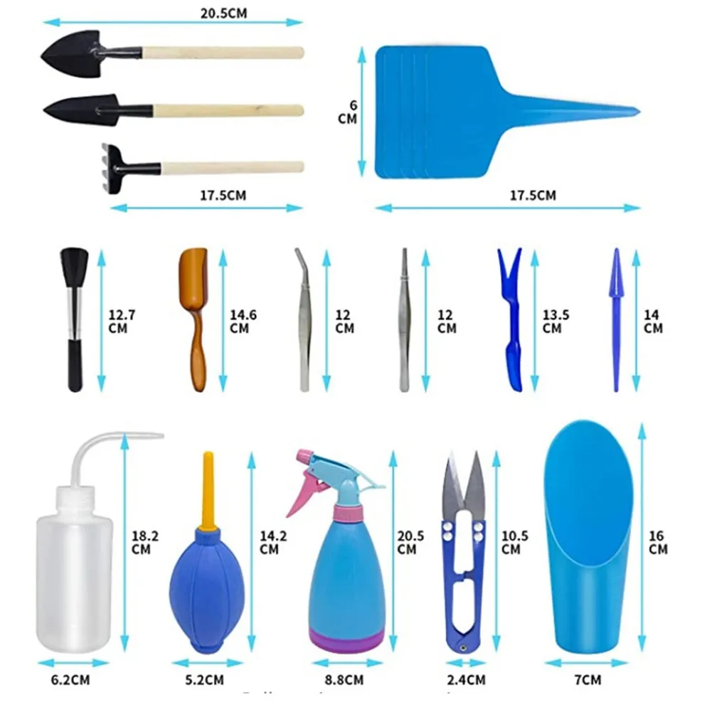 

21pcs Garden Hand Tool For Gardening Plant Garden Tool Hand Tool Mixed