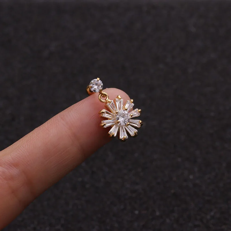 Последний писк моды 1 шт. длинные висячие серьги Надеваемые На ушной хрящ штанга