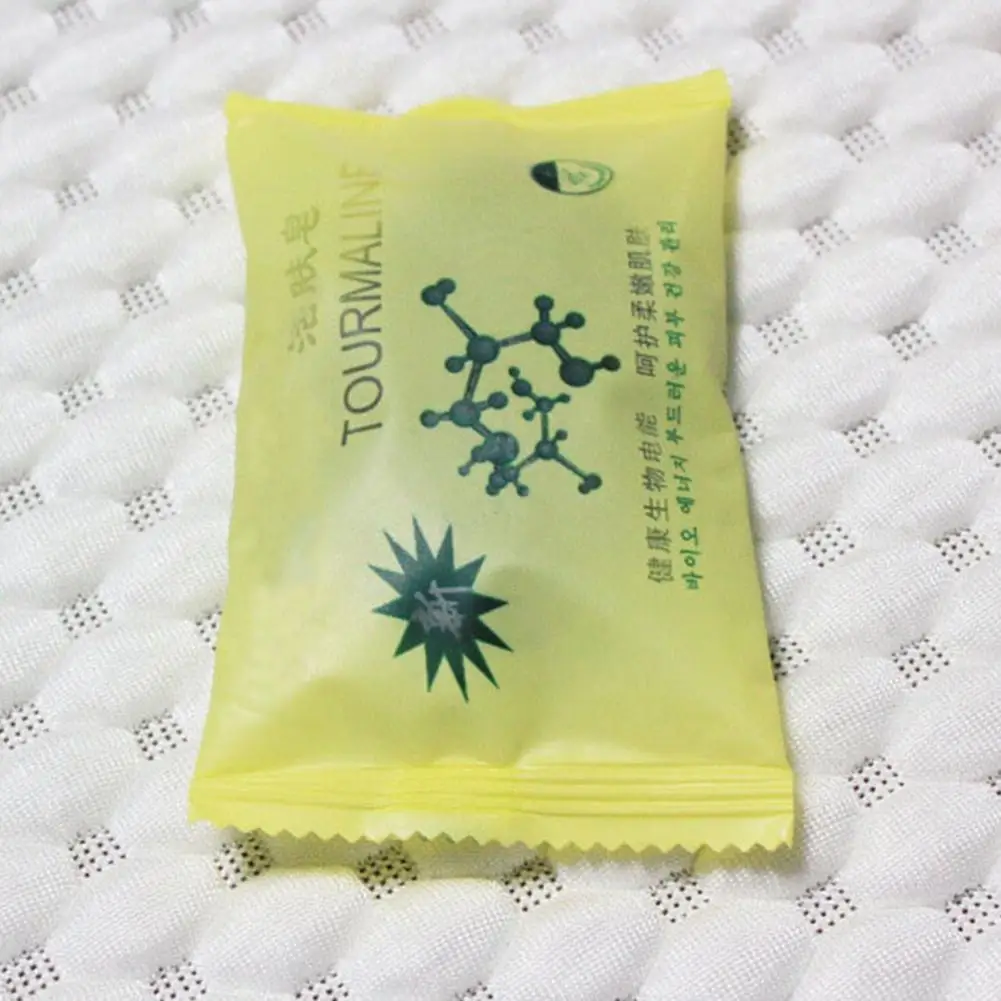 1PC Tourmaline Soap Special Offer Care Soaps Moisturizes Skin 50g 100g Energy Bamboo Hand Body Beauty | Обустройство дома
